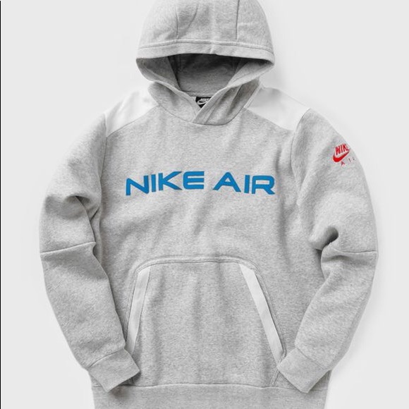 Nike Men's Air Chest Hit Fleece Hoodie Pullover Rare Limited Edition - Picture 2 of 7